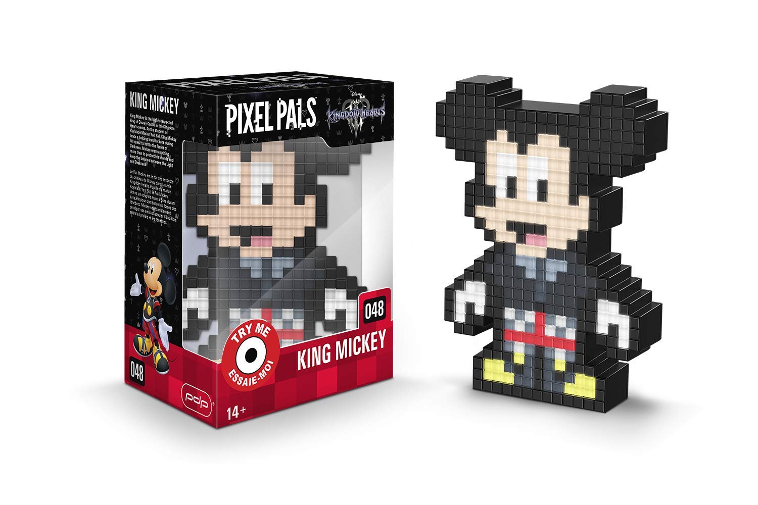 Pdp - Pixel Pals Kingdom Hearts King Mickey Pdp - Pixel Pals Kingdom Hearts King Mickey